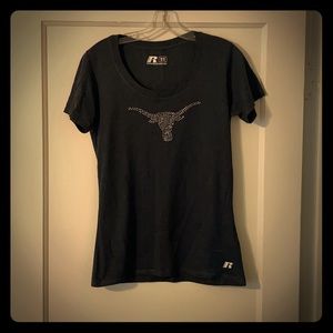 Longhorn bedazzled t-shirt